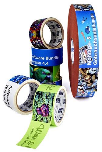 9413436 Tesa 6100 Emballasjetape med trykk 50 cm x 66 m. Trykk 3+0 108 rl |Topp kvalitet PVC tape